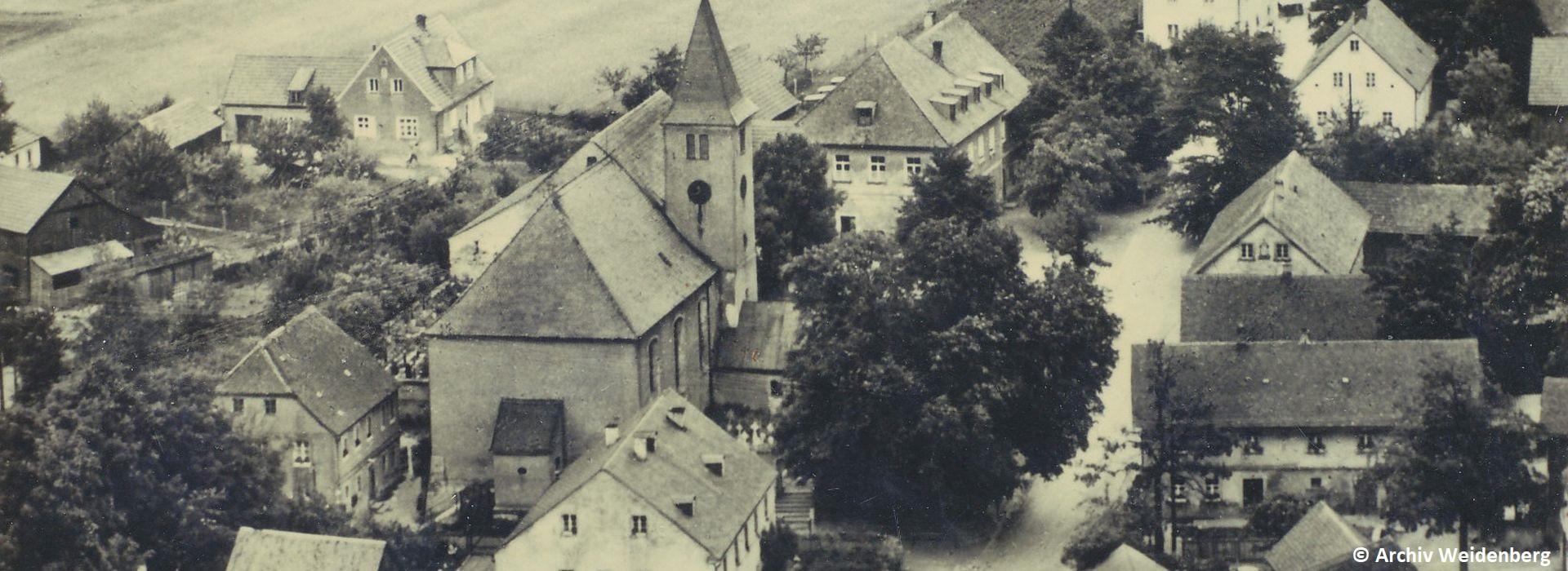 Alte Ortsansicht Kirchenpingarten Foto Archiv Weidenberg