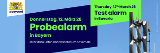 Landesweiter Probealarm 2026